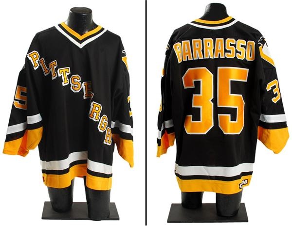 Hockey Equipment - Circa 1994-95 Tom Barrasso Pittsburgh Penguins Game Worn Jersey