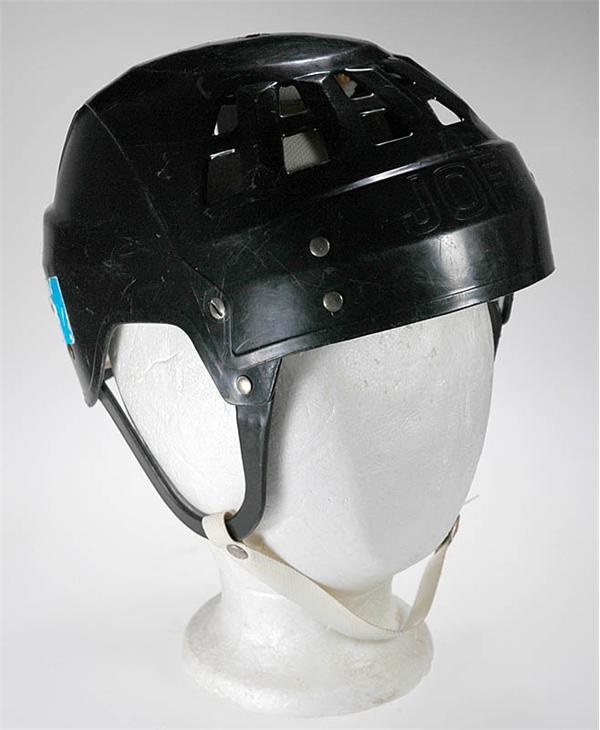 Hockey Equipment - 1990-91 Phil Bourque Pittsburgh Penguins Game Worn Stanley Cup Helmet
