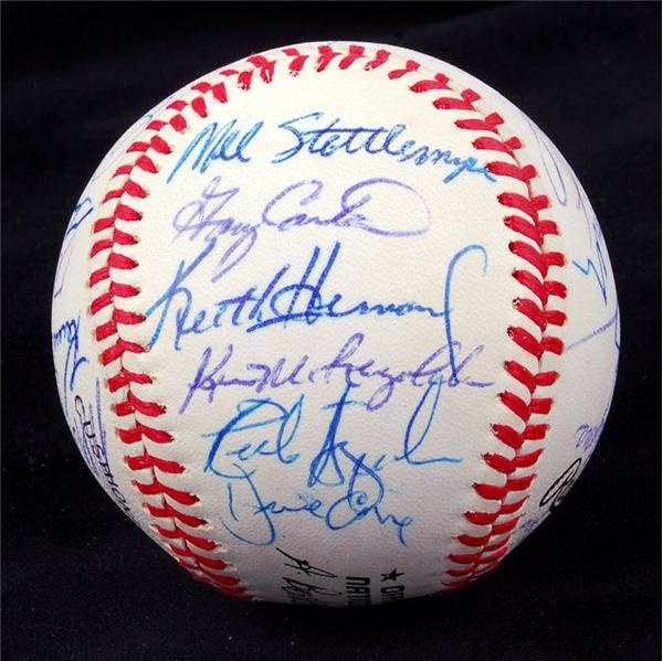 Baseball Autographs - 1988 New York Mets Team Signed Baseball