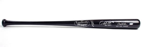 Baseball Autographs - Derek Jeter Signed Pro Model Bat with #2 The Captain Inscription Steiner
