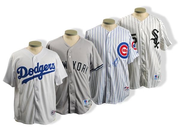 - Baseball Stars and Hall of Famers Signed Jerseys (4)