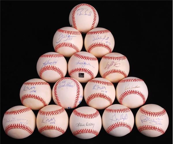 - Hall of Fame Signed Baseball Collection (15)