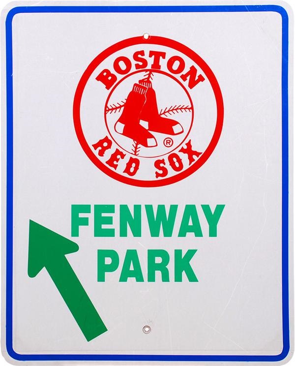 - Boston Red Sox Fenway Park Street Sign