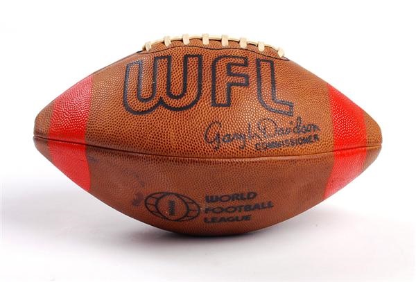 - WFL Game Used Football
