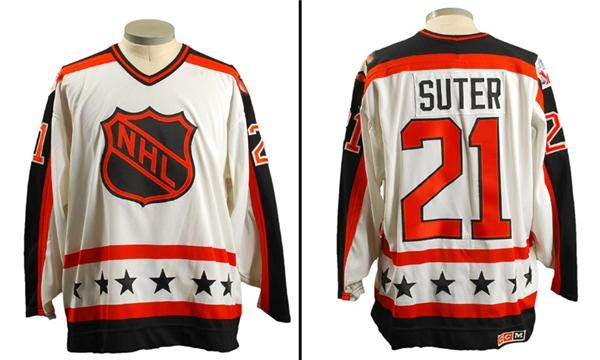 Hockey Equipment - 1989 Gary Suter NHL All-Star Game Worn Jersey