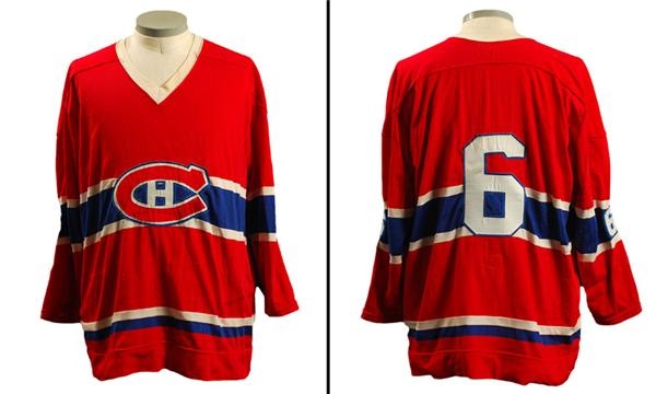 Hockey Equipment - 1975-76 Pierre Mondou Montreal Canadiens Game Worn Jersey