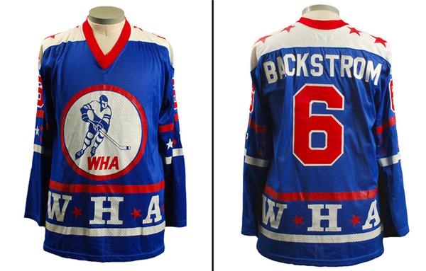 - Mid 1970's Ralph Backstrom WHA All-Star Game Worn Jersey