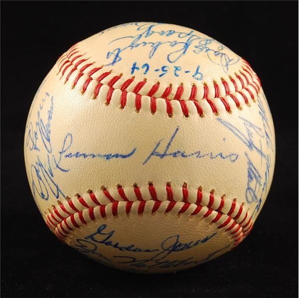 Baseball Autographs - 1964 Houston Colt 45's Team Signed Baseball