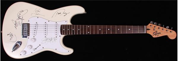 Rock And Pop Culture - Guitar Signed by Five Members of Bon Jovi (1980s)
