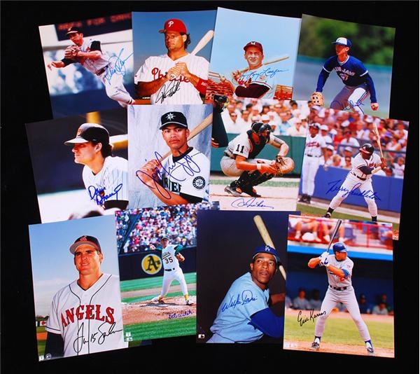 Baseball Autographs - Baseball Stars Signed 8 x 10'' Photographs (25)