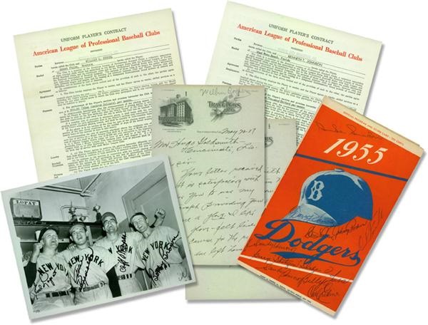 - Better Baseball Autograph Collection with Signed Player Contacts (5)