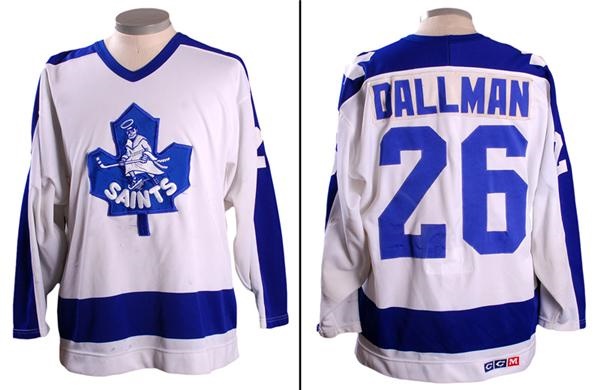 Circa 1988-89 Marty Dallman Newmarket Saints Game Worn Jersey