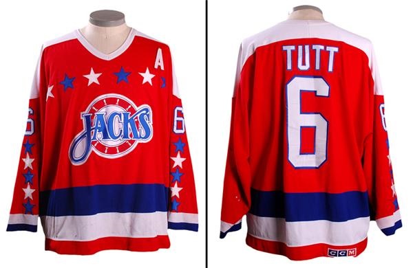 Hockey Equipment - 1989-90 Brain Tutt Baltimore Skipjacks AHL Game Worn Jersey