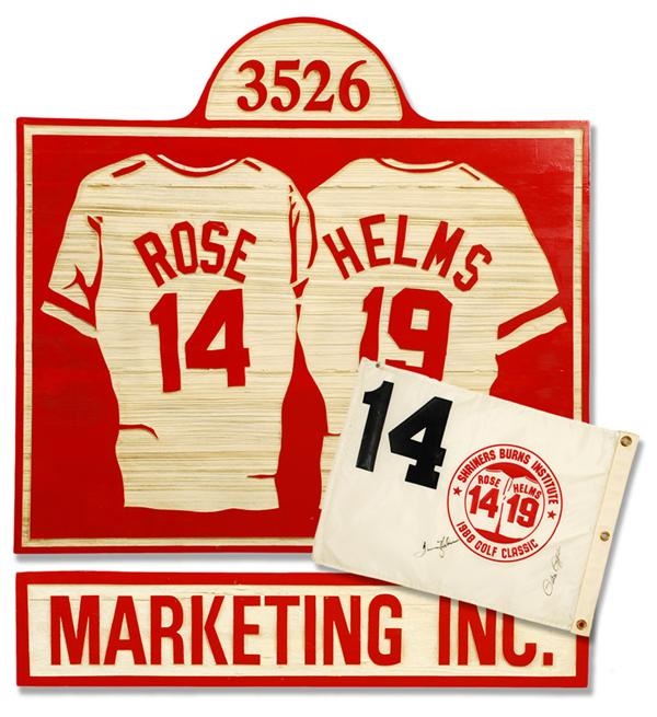 Ernie Davis - Tommy Helms Marketing Company Building Signs and Flag (3)