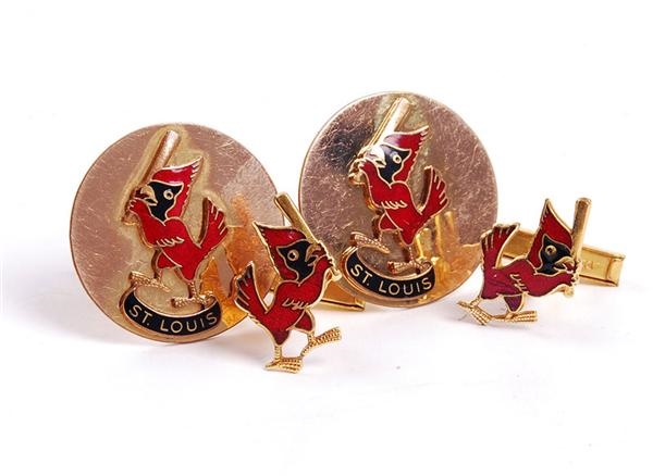 - St Louis Cardinals Golf Cuff Links and Tie Pins
