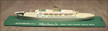 - 1958 S.S. Statendam Holland American Travel Agency Ship Model