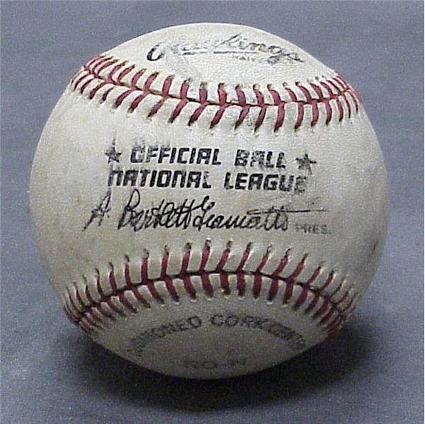 - 1987 Barry Bonds Career Home Run #34 Baseball
