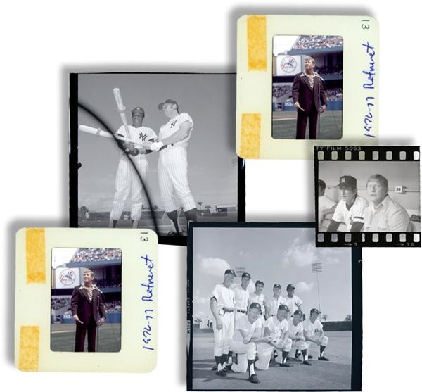 - Mickey Mantle Slides and Negatives (5)