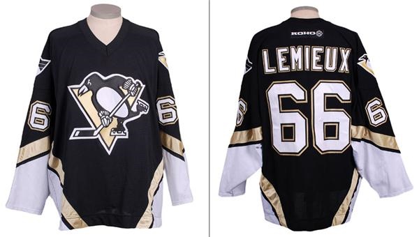 2000-01 Mario Lemieux Pittsburgh Penguins Game Worn Jersey