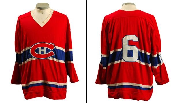 Hockey Equipment - Circa 1975-76 Jim Roberts Montreal Canadiens Photo-Matched Game Worn Jersey