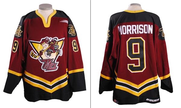 - Circa 2005 Jordan Morrison Peterborough Petes Game Worn Jersey