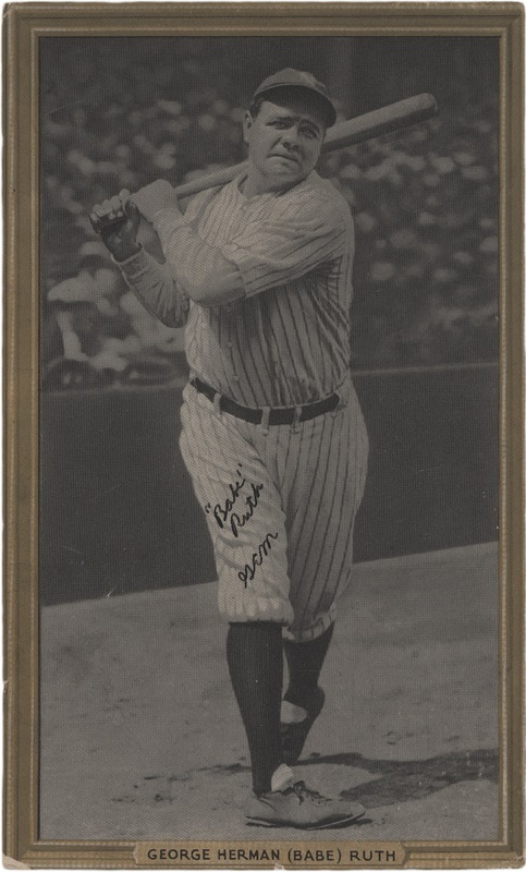 - 1934 Babe Ruth Goudey R309-1Baseball Card Premium