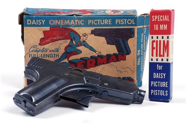 Rock And Pop Culture - 1940s Daisy Cinematic Picture Pistol in Original Box