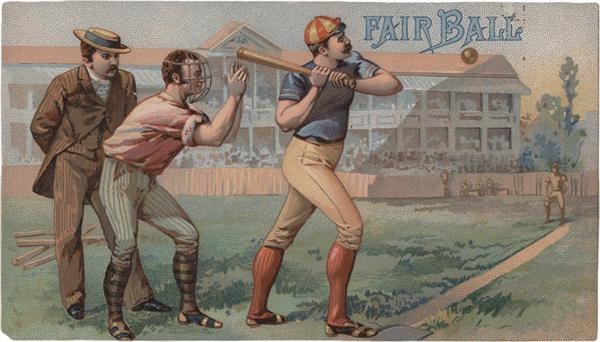 - 1880s Fair Ball Cigar Box Label