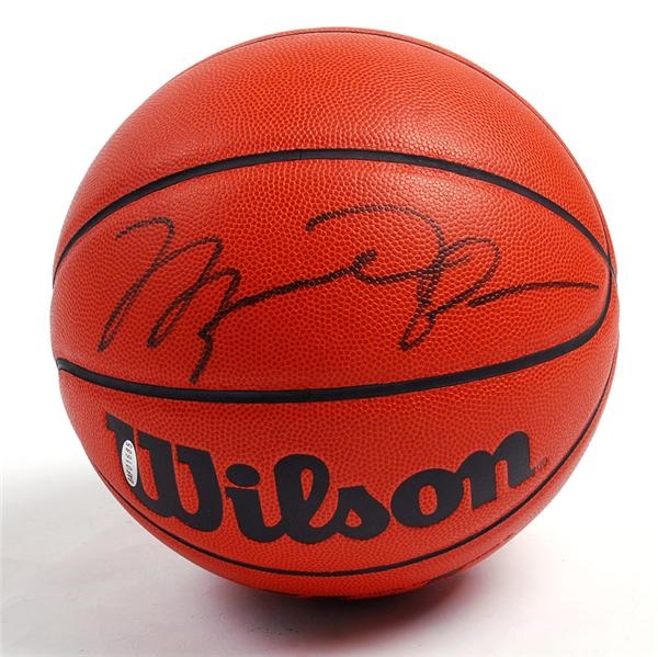 Michael Jordan Signed Basketball UDA