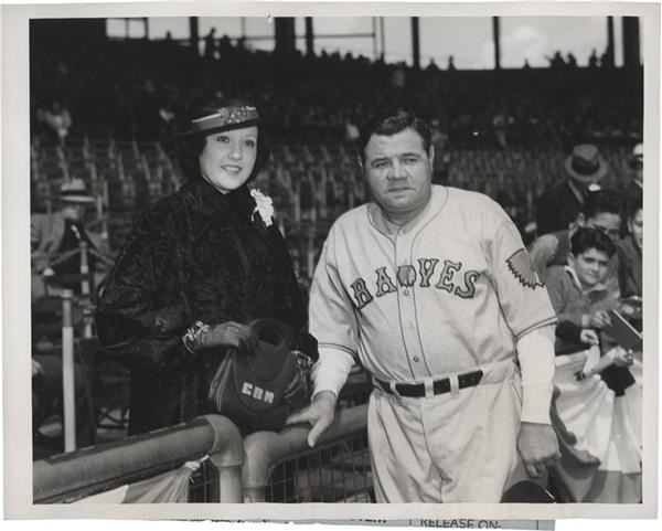 Babe Ruth and Ethel Merman Photograph (1935)