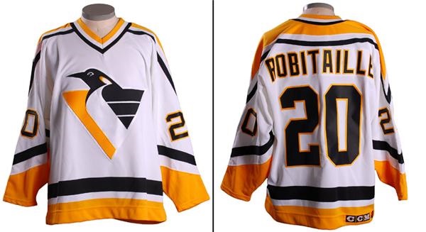 Hockey Equipment - 1994-95 Luc Robitaille Pittsburgh Penguins Game Issued Jersey