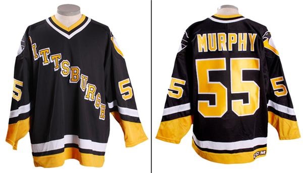 Circa 1994-95 Larry Murphy Pittsburgh Penguins Game Worn Jersey