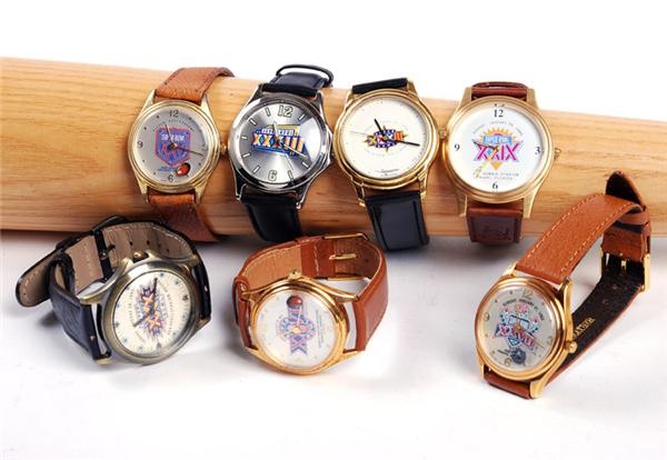 - 1990's Limited Edition Super Bowl Football Wrist Watches (7)