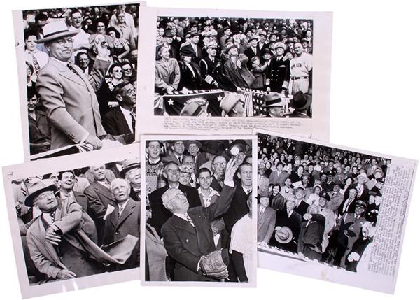 - President Harry Truman Throws Out 1st Ball Baseball Photos (5)