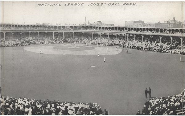 Ernie Davis - 1911 Chicago Cubs Panoramic Postcard
