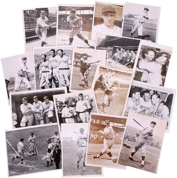 Cleveland Press Photo Collection - Pre-1950 Chicago Cubs Baseball Photographs (56)