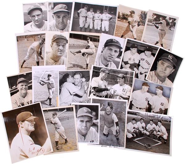 Cleveland Press Photo Collection - 1940s New York Yankees Baseball Photographs (87)