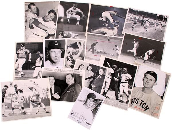 Cleveland Press Photo Collection - 1950's-1970's Major League Baseball Photographs (200+)