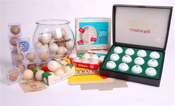 Antique Golf Ball and Tee Collection (200+)