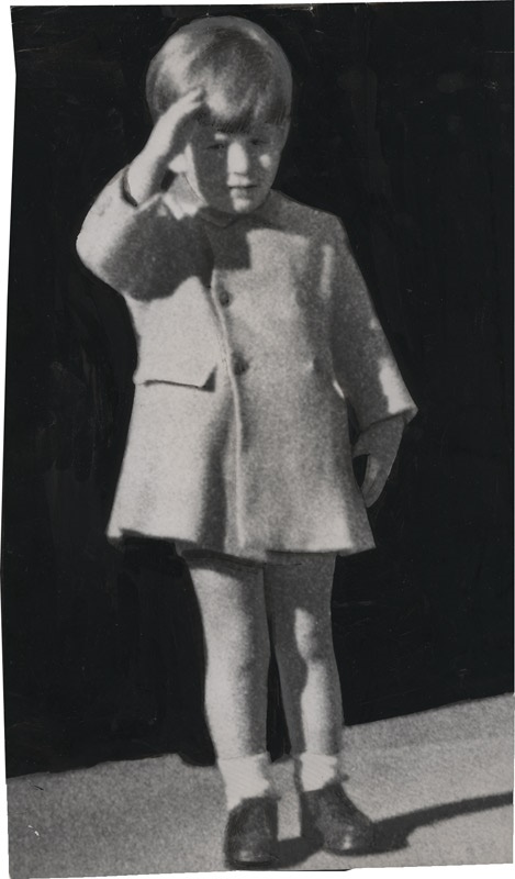 - Famous John John's Salute to Kennedy Oversized Photograph (1964)