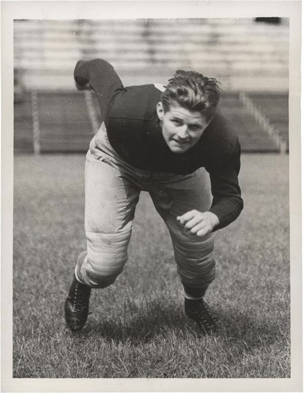 Football - Joseph P Kennedy on Harvard Football Team Photo (1937)