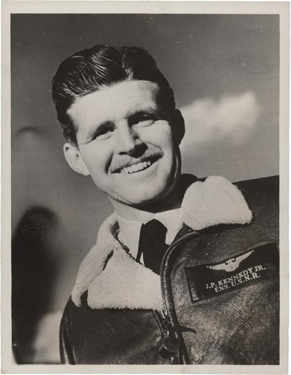 - Joseph P Kennedy in US Navy Photograph (1944)