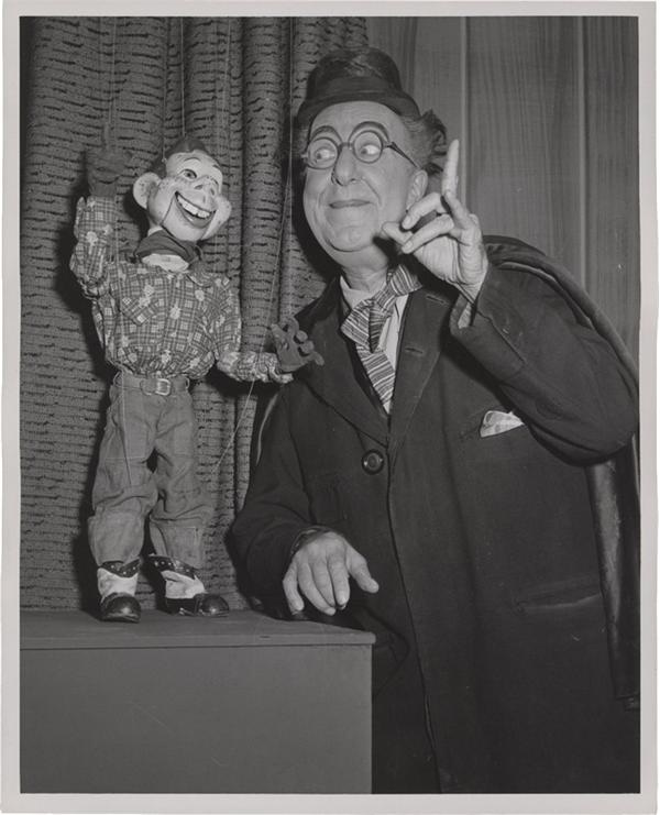 Rock And Pop Culture - Ed Wynn with Howdy Doody Photo (1952)