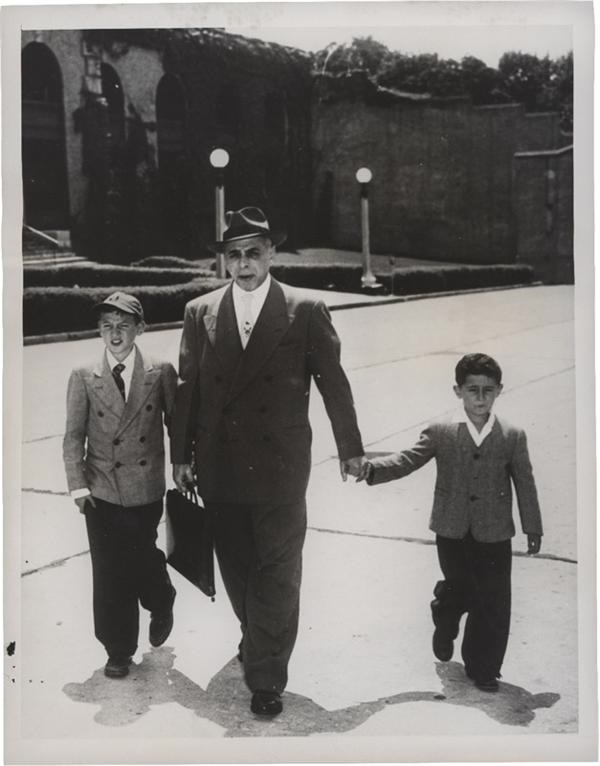 Rosenberg's Children Visit Parents for Last Time at Sing Sing (1953)