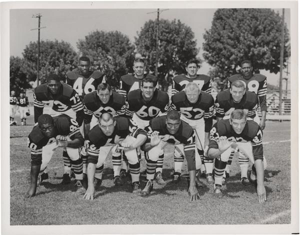 Oakland Raiders AFL 1st Year Team Photo (1960)