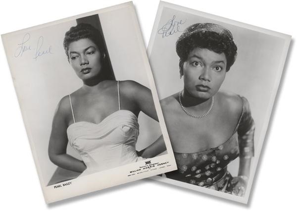 - Pearl Baily Signed Photographs (2)