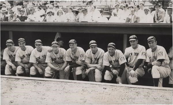- New York Yankees All-Star Line-Up Photograph (1939)