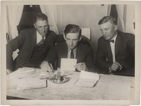 Swede Risberg and Hap Felsch Black Sox Scandal Photo (1922)