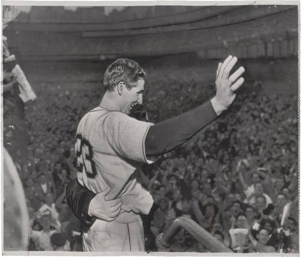 - Bobby Thomson Playoff Home Run Photographs (3)