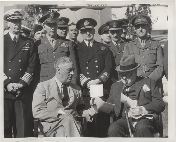 - High Quality FDR with Winston Churchill News Service Photographs (4)